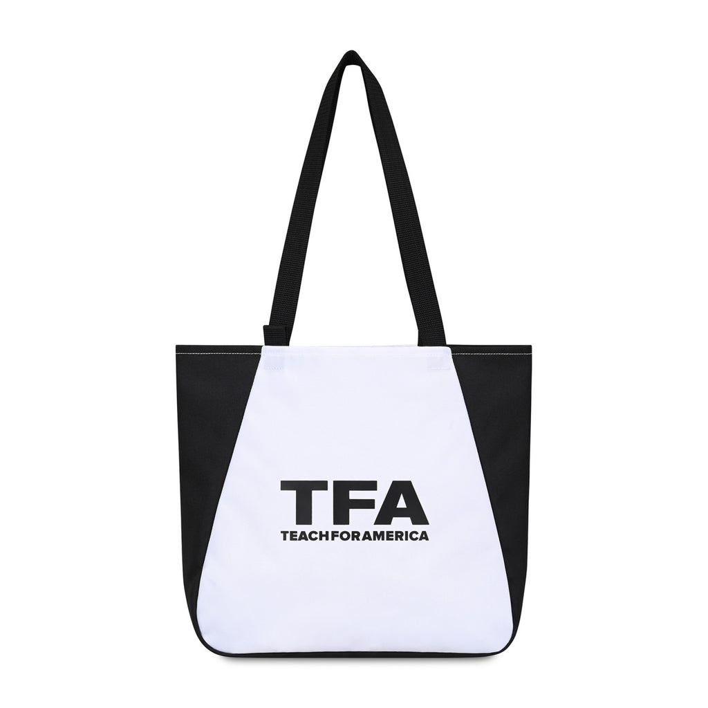 Arlo Recycled Tote Bag with Pen Loop Transfer - Black - View 2
