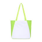 Arlo Recycled Tote Bag with Pen Loop Transfer - Lime Green - View 4