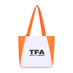 Arlo Recycled Tote Bag with Pen Loop Transfer - Orange - View 2