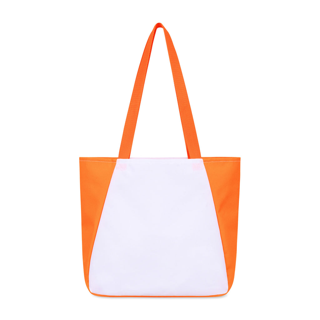 Arlo Recycled Tote Bag with Pen Loop Transfer - Orange - View 4