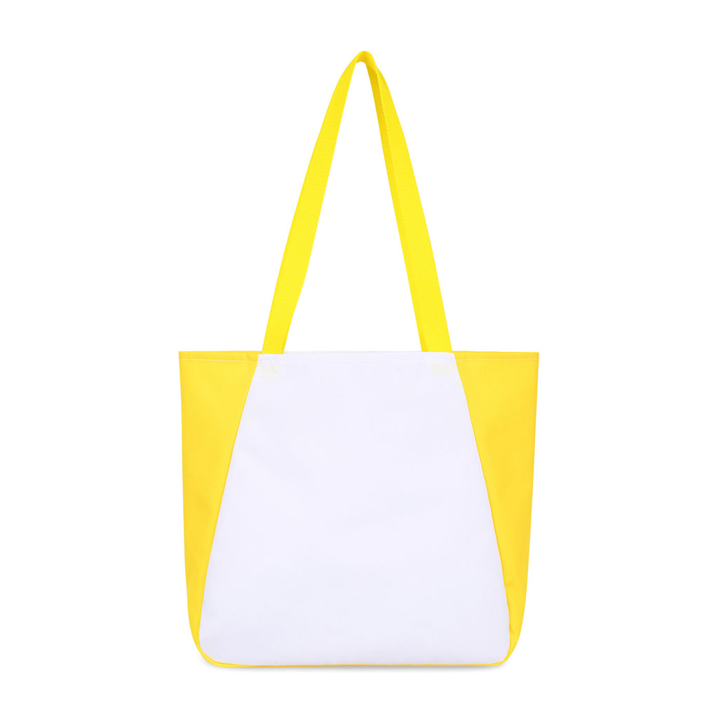 Arlo Recycled Tote Bag with Pen Loop - Yellow - View 4