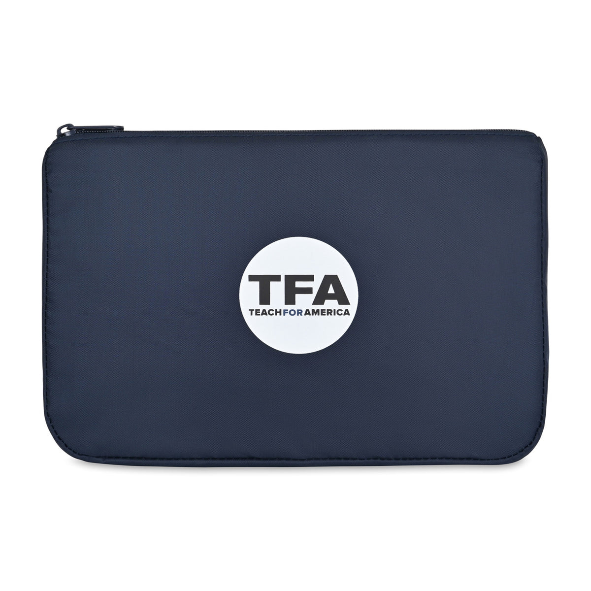 Arlo Recycled Zip Pouch - Navy - View 1