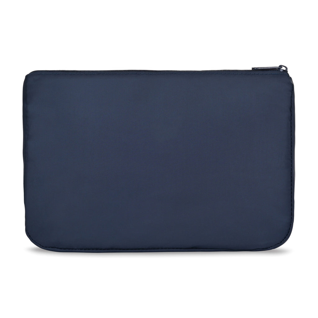 Arlo Recycled Zip Pouch - Navy - View 2