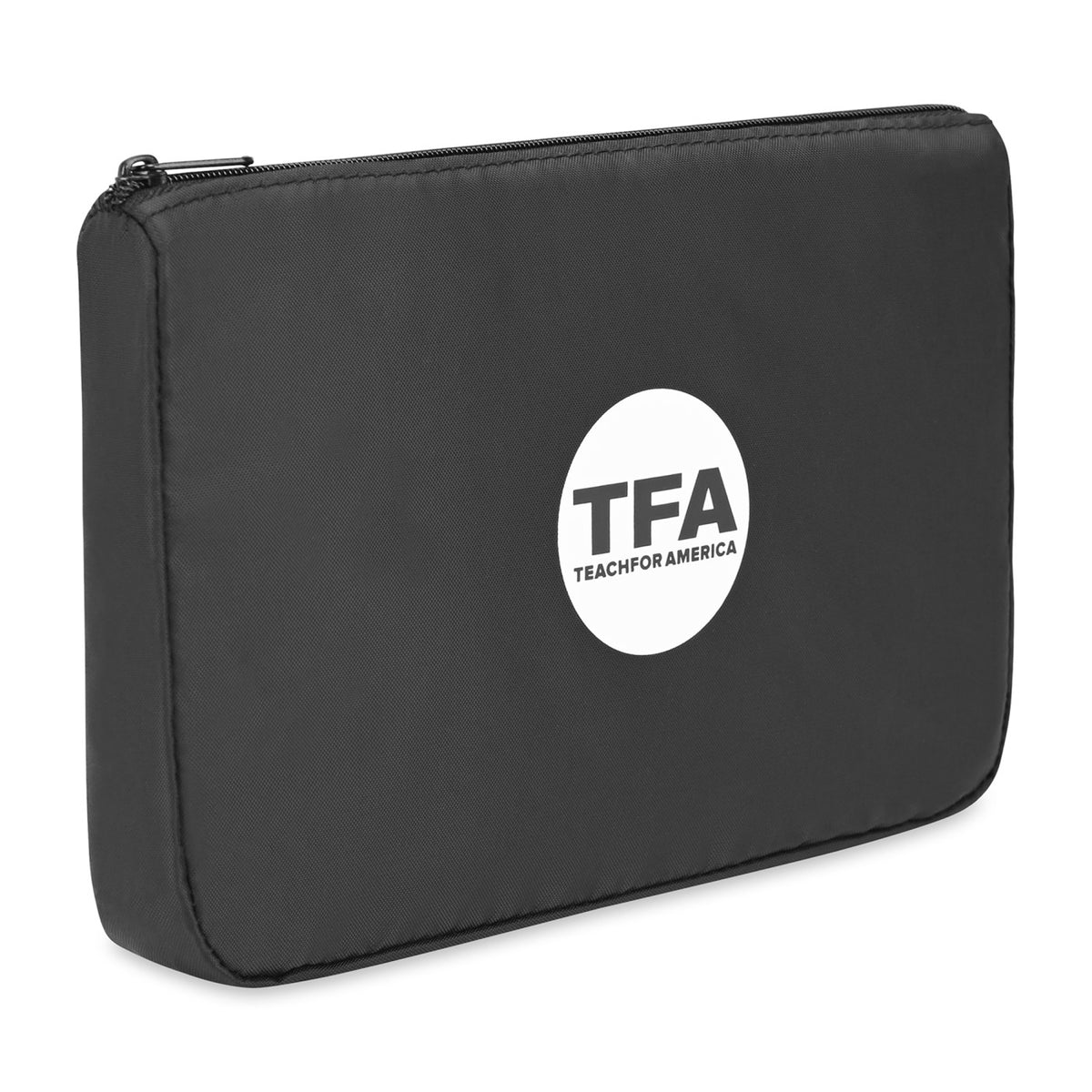 Arlo Recycled Zip Pouch Transfer - Black - View 2