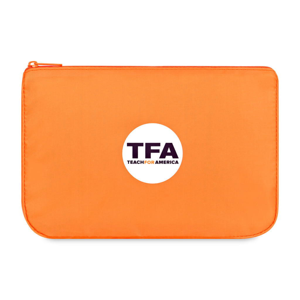Arlo Recycled Zip Pouch Transfer - Orange - View 1