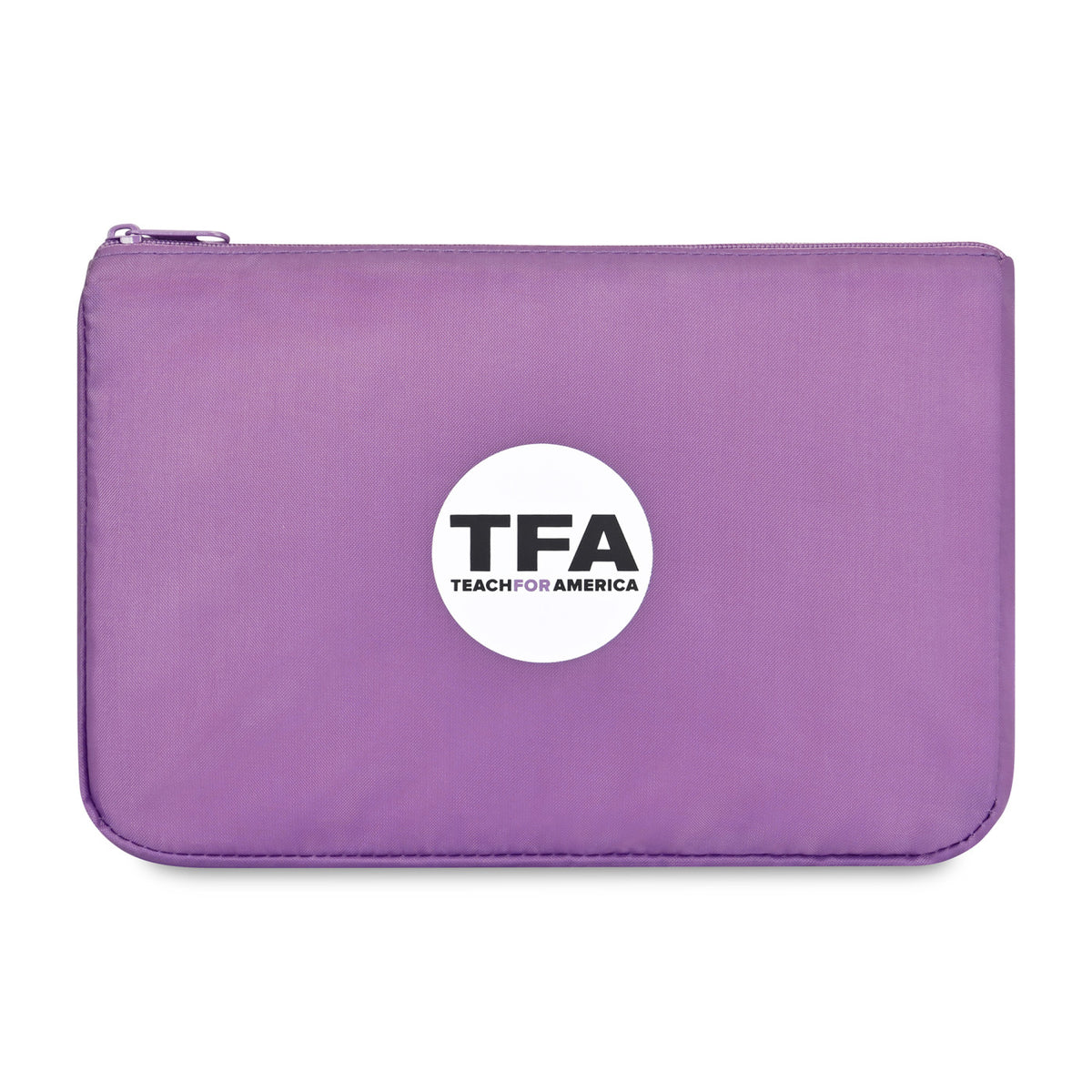 Arlo Recycled Zip Pouch Transfer - Purple - View 1