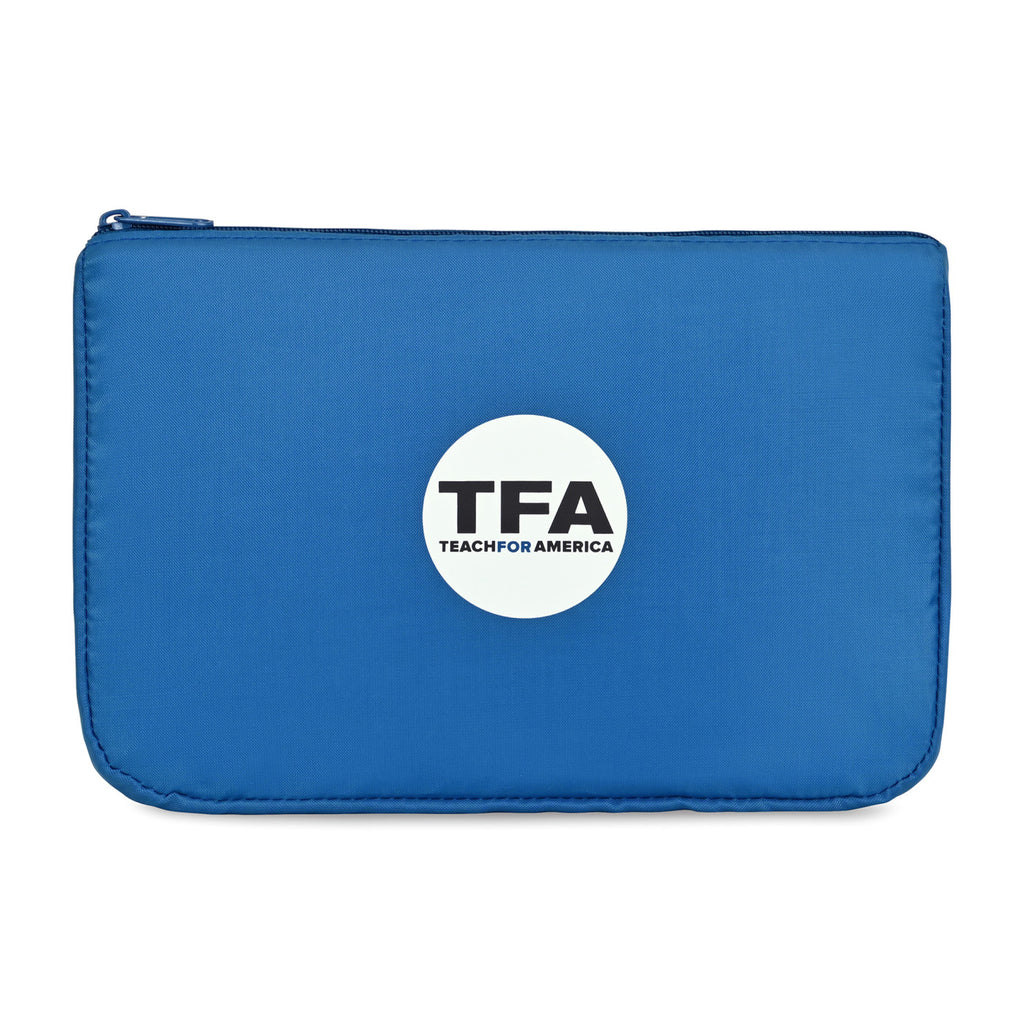 Arlo Recycled Zip Pouch Transfer - Royal Blue - View 1