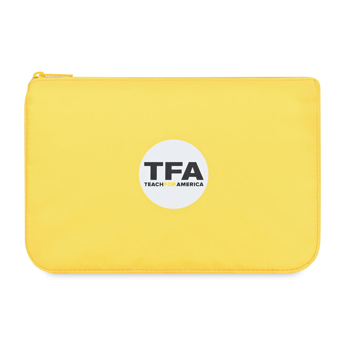 Arlo Recycled Zip Pouch Transfer - Yellow - View 1
