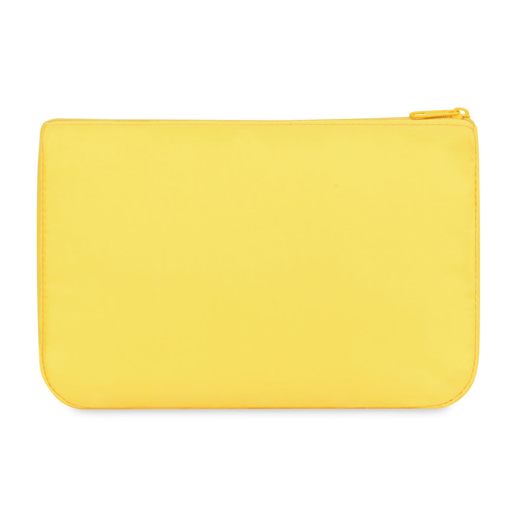 Arlo Recycled Zip Pouch Transfer - Yellow - View 4