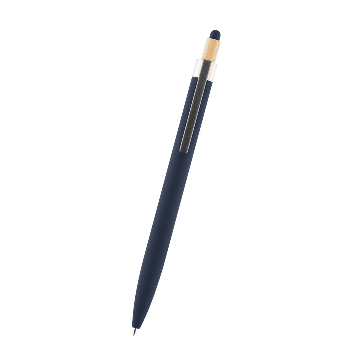 Arlo Stylus Pen in Recycled Aluminum - Navy - Front