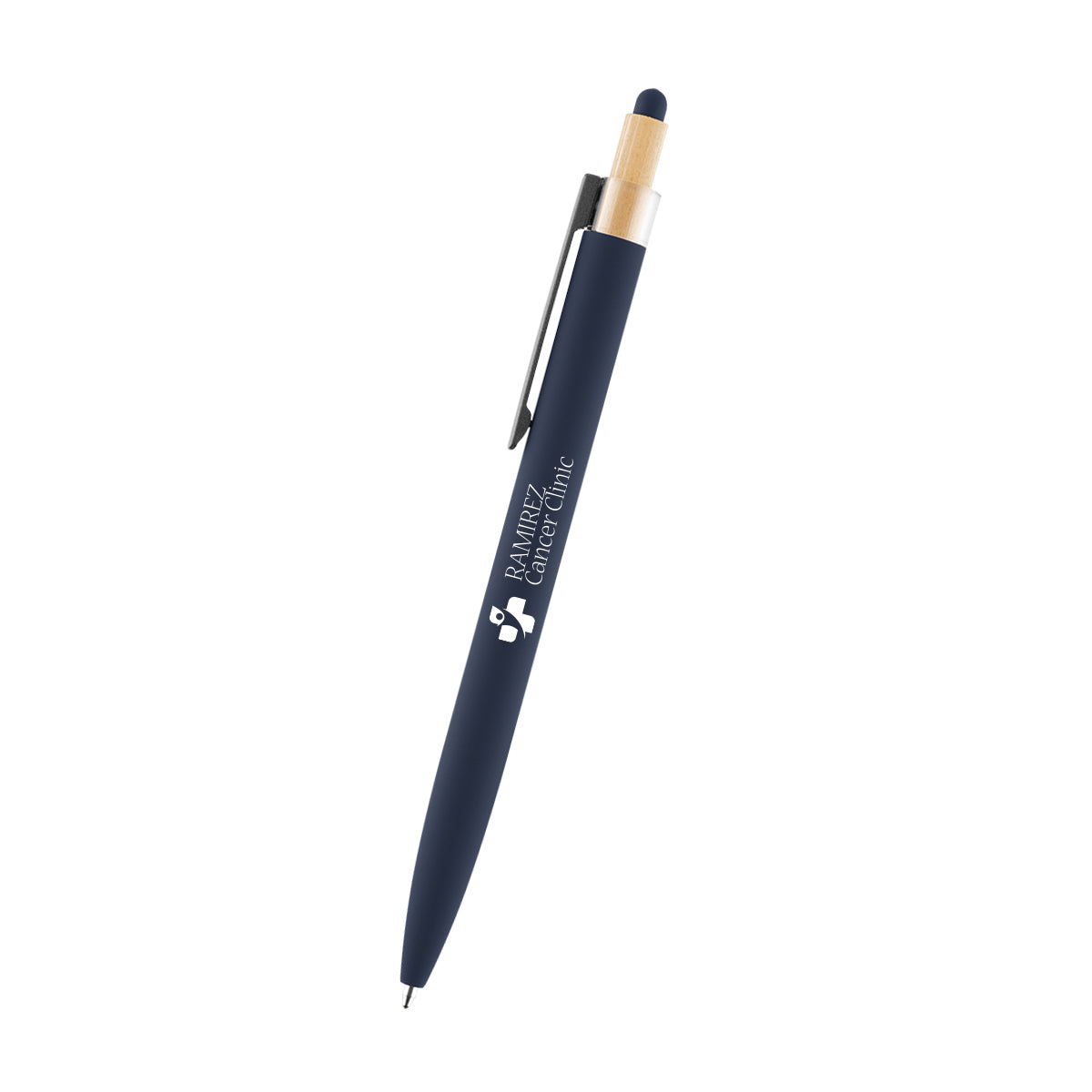 Arlo Stylus Pen in Recycled Aluminum - Navy - Silk Screen