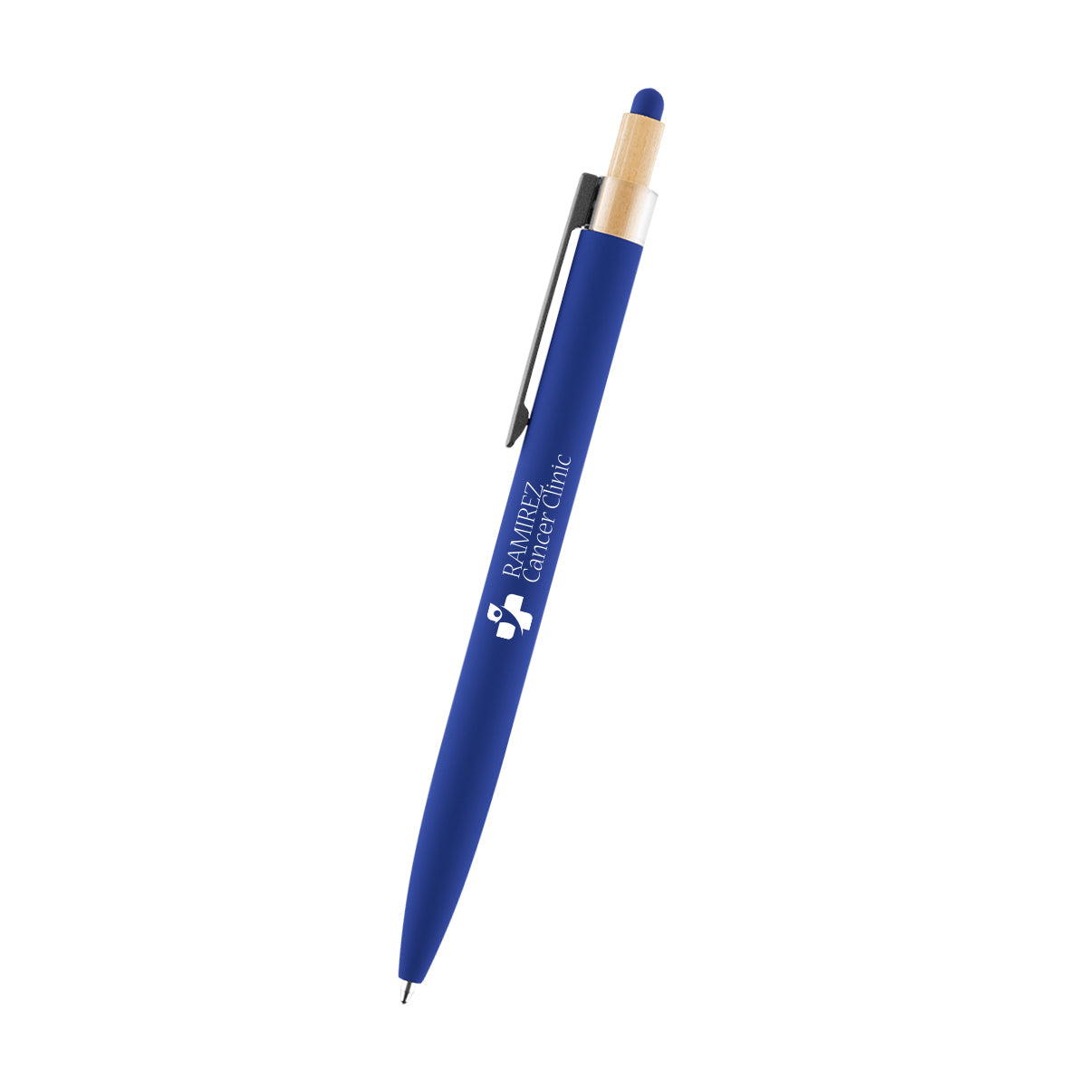 Arlo Stylus Pen in Recycled Aluminum - Royal Blue - Silk Screen