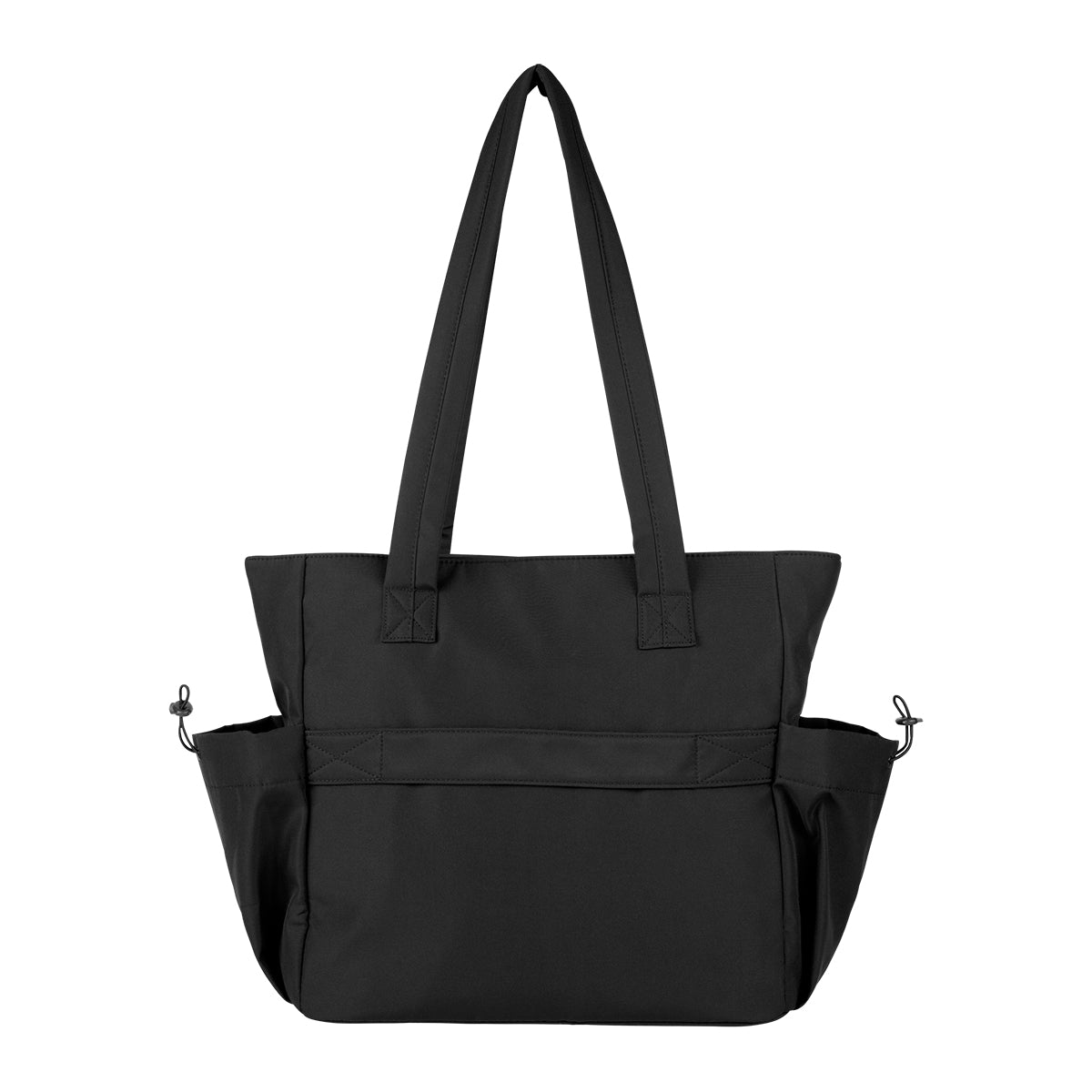 Arthur Recycled Tote Bag for Computers - Black - Back