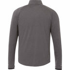 Asgard Eco Knit Full Zip Jacket for Men Debossing - Heather Dark Charcoal - Back