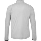 Asgard Eco Knit Full Zip Jacket for Men Debossing - Silver Heather - Back