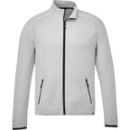 Asgard Eco Knit Full Zip Jacket for Men Debossing - Silver Heather - Front 2