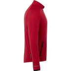 Asgard Eco Knit Full Zip Jacket for Men Debossing - Team Red Heather - Right Side