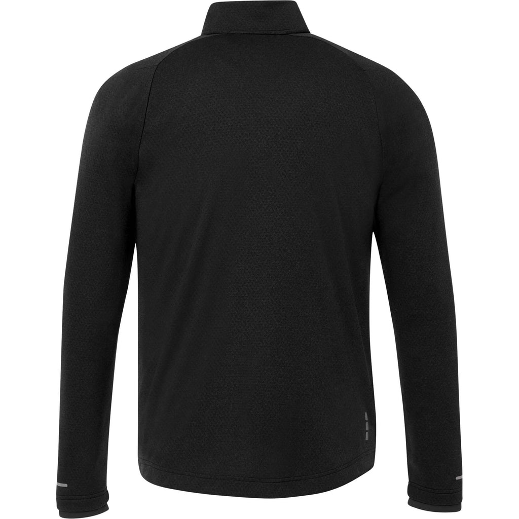 Asgard Eco Knit Full Zip Jacket for Men Embroidery - Black - Back