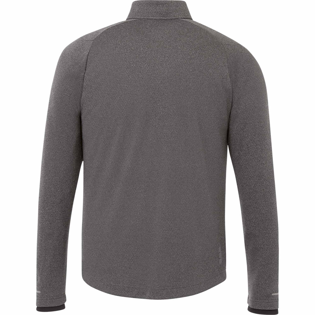 Asgard Eco Knit Full Zip Jacket for Men Embroidery - Heather Dark Charcoal - Back