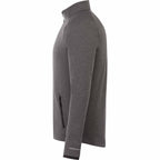 Asgard Eco Knit Full Zip Jacket for Men Embroidery - Heather Dark Charcoal - Left Side