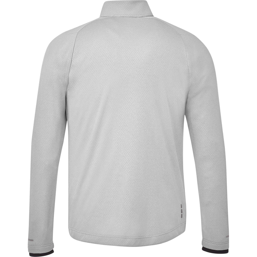 Asgard Eco Knit Full Zip Jacket for Men Transfer - Silver Heather - Back