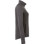Asgard Eco Knit Full Zip Jacket for Women Laser Engraving - Heather Dark Charcoal - Right Side