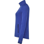 Asgard Eco Knit Full Zip Jacket for Women Laser Engraving - New Royal Heather - Left Side