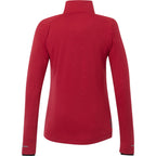 Asgard Eco Knit Full Zip Jacket for Women Laser Engraving - Team Red Heather - Back