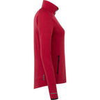 Asgard Eco Knit Full Zip Jacket for Women Laser Engraving - Team Red Heather - Right Side