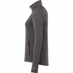 Asgard Eco Knit Full Zip Jacket for Women Transfer - Heather Dark Charcoal - Left Side