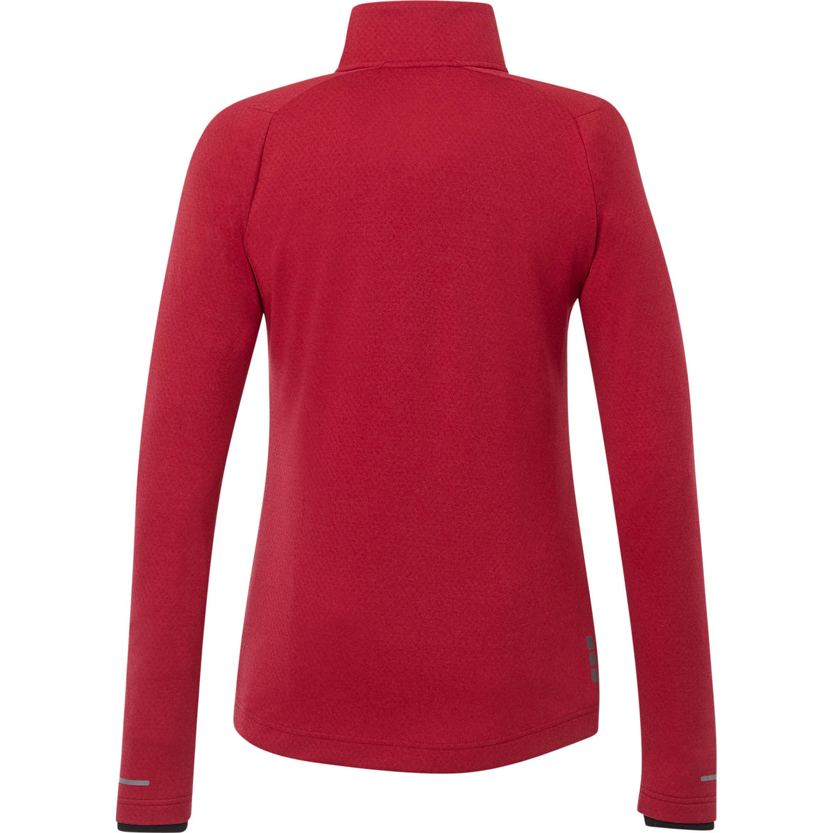 Asgard Eco Knit Full Zip Jacket for Women Transfer - Team Red Heather - Back
