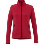Asgard Eco Knit Full Zip Jacket for Women Transfer - Team Red Heather - Front