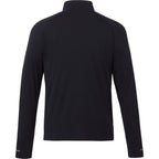 Asgard Eco Knit Quarter Zip for Men Laser Engraving - Black - Back