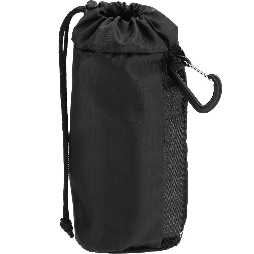 Ash Recycled Shopper Tote Set with Pouch, 3 Pack Transfer - Graphite - Folded