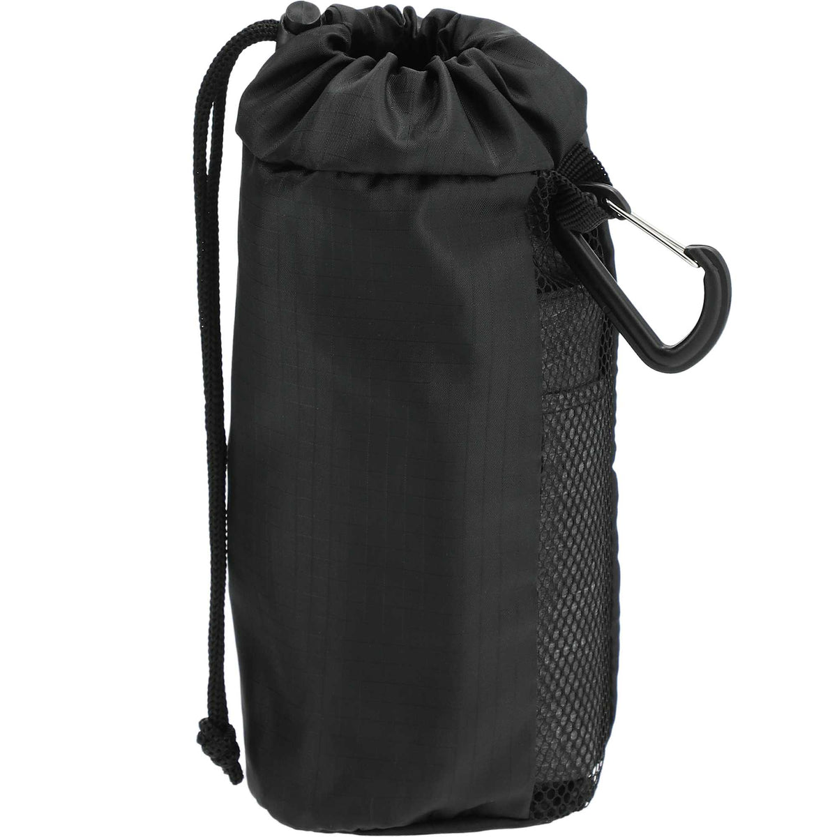 Ash Recycled Shopper Tote Set with Pouch, 3 Pack Transfer - Graphite - Folded