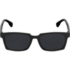 Ashley Square Sunglasses in Recycled Plastic - Black - Alternate