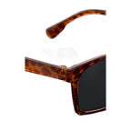 Ashley Square Sunglasses in Recycled Plastic - Tortoise - Detail