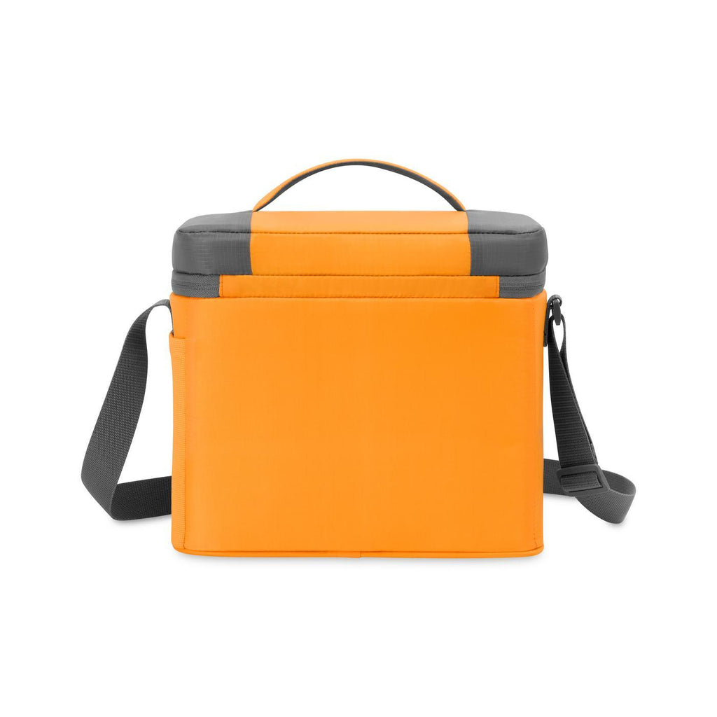 Aspen Recycled rPET Box Cooler for 16 Cans Embroidery - Orange - View 3