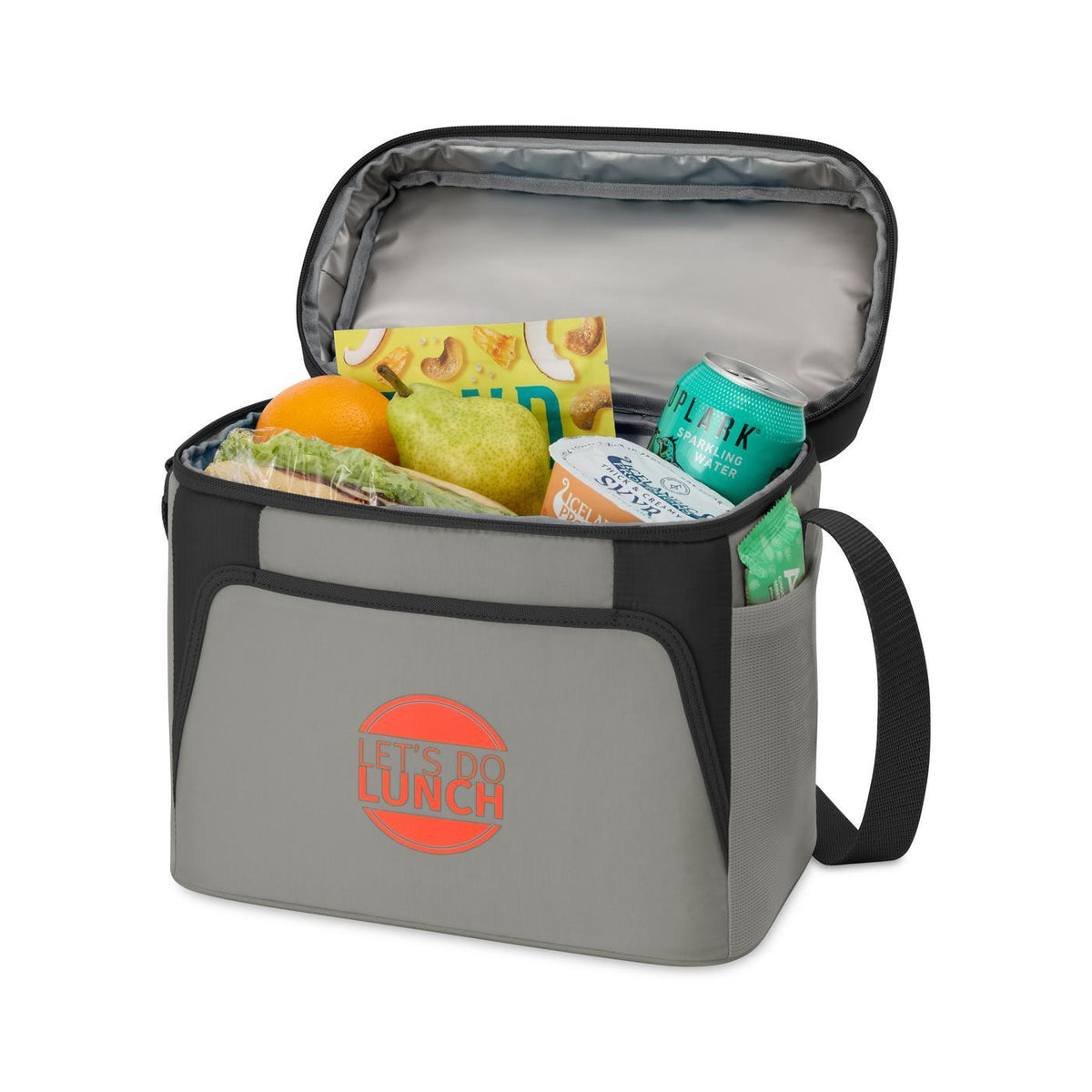 Aspen Recycled rPET Box Cooler for 16 Cans Transfer - Black - View 2