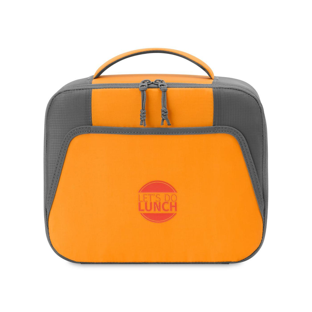 Aspen Recycled Slim Lunch Box Cooler, 9 Cans - Orange - View 1