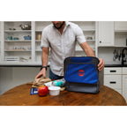 Aspen Recycled Slim Lunch Box Cooler, 9 Cans - Royal Blue - View 5