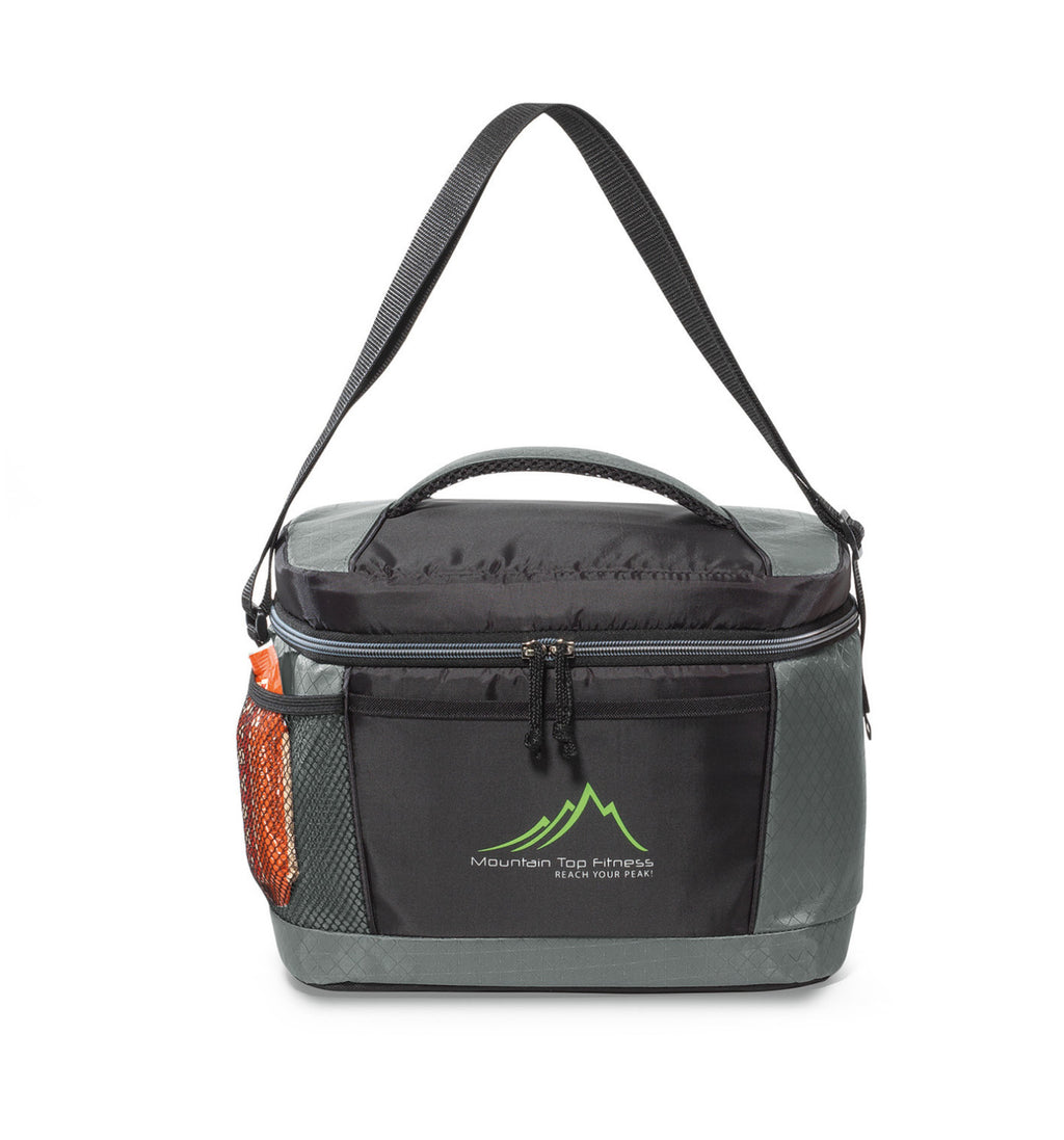 Aspen Ripstop Lunch Cooler for 16 Cans Transfer - Black - View 1