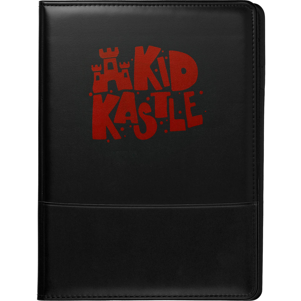 Associate Padfolio with Ruled Notepad - Black - Front