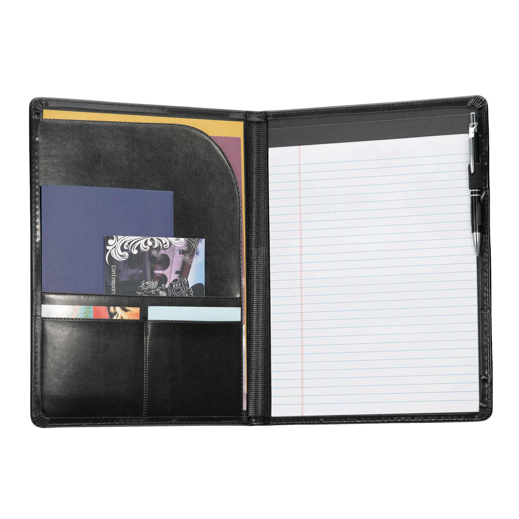 Associate Padfolio with Ruled Notepad - Black - Photo