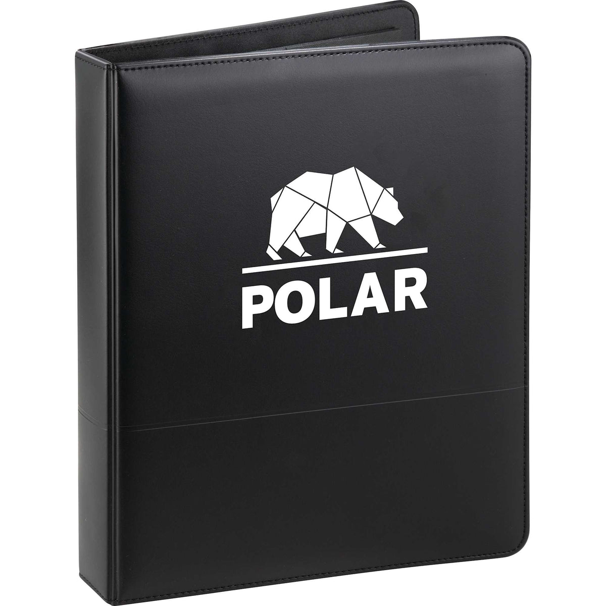 Associate Ring Binder with Notepad, 1 Inch Rings - Black - Photo