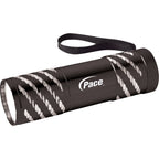 Astro 9 LED Aluminum Flashlight Laser Engraving - Black - Front