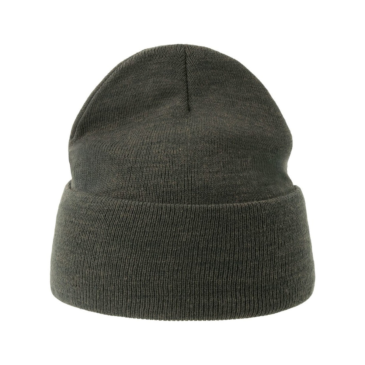 Atlantis Headwear Sustainable Polylana® Cuffed Beanie Embroidery - Dark Grey - Back