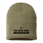 Atlantis Headwear Sustainable Polylana® Cuffed Beanie Embroidery - Olive - Front