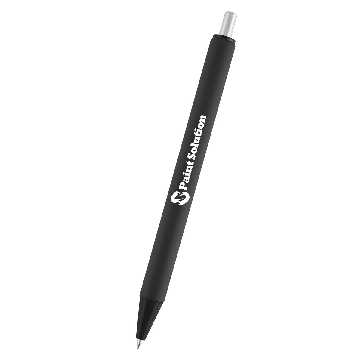 Atlas Gel Pen in Recycled ABS - Black - Silk Screen