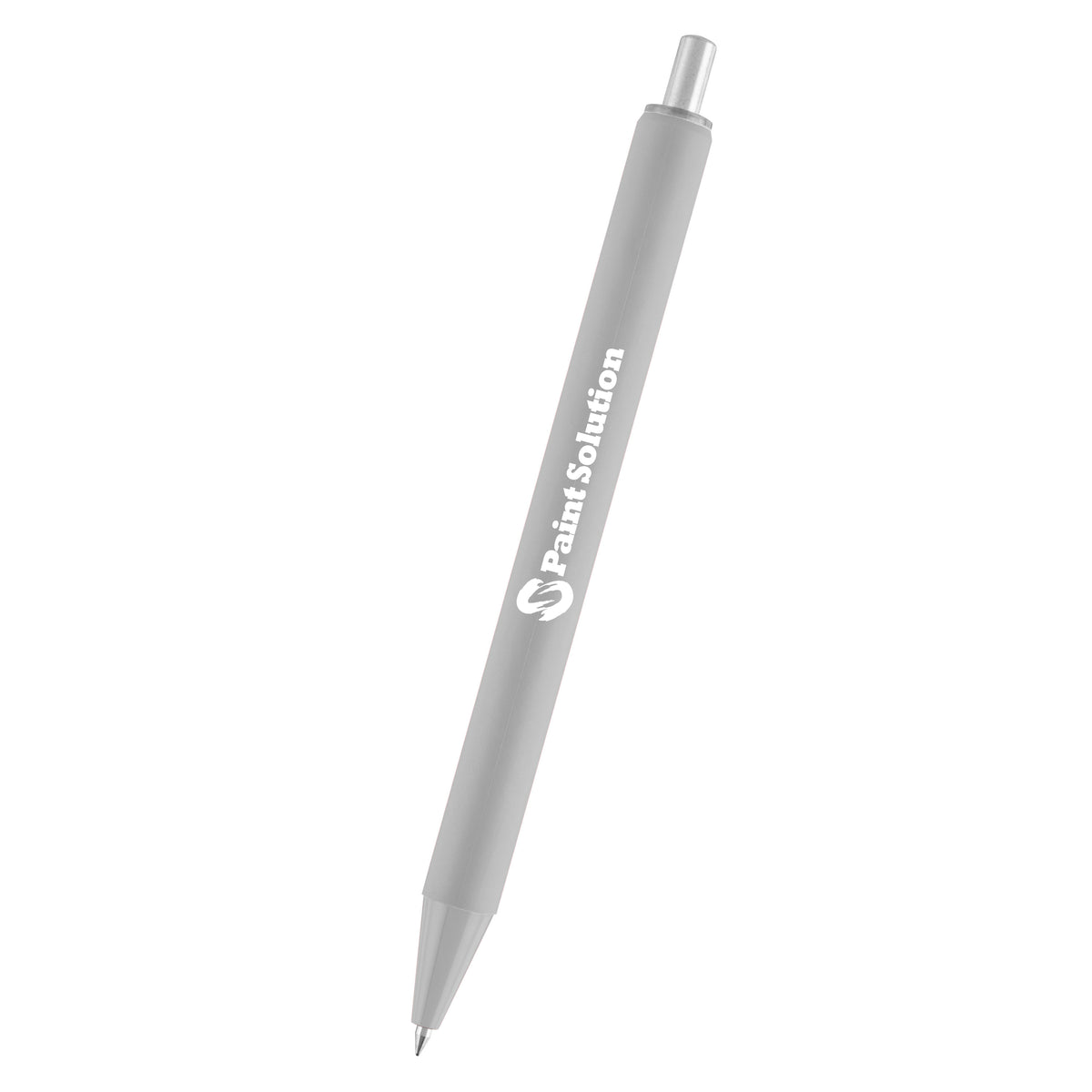 Atlas Gel Pen in Recycled ABS - Gray - Silk Screen